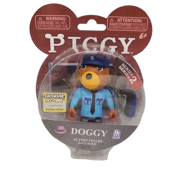 PIGGY Doggy Action Figure 3.5 Buildable Toy Series 2 Includes DLC Code Police - Picture 7 of 7
